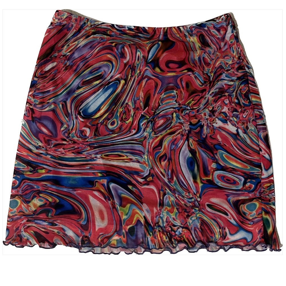 Shein multicolored bodycon skirt